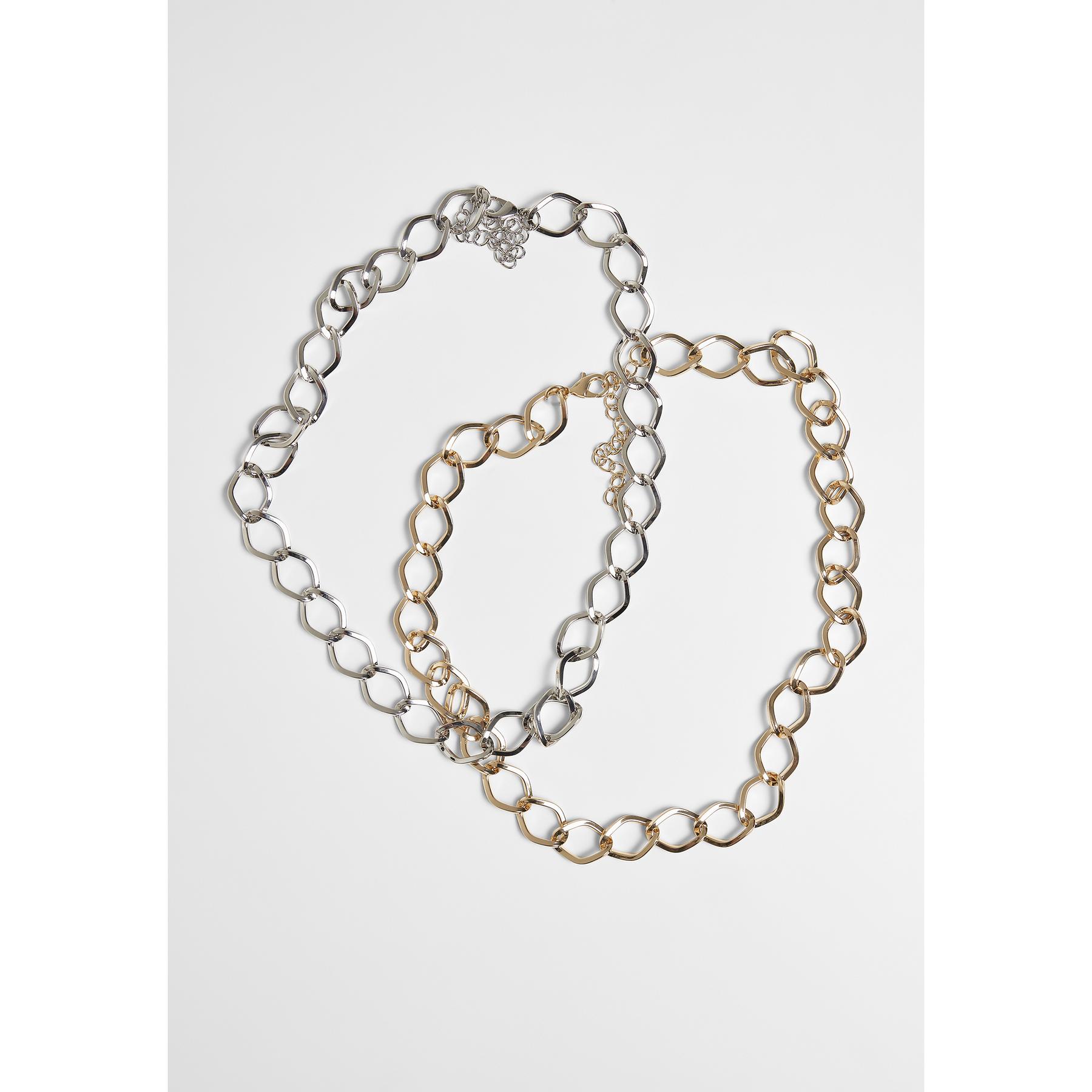 4053838884959 - Big Classic Necklace 2-Pack Halskette goldfarben silberfarben