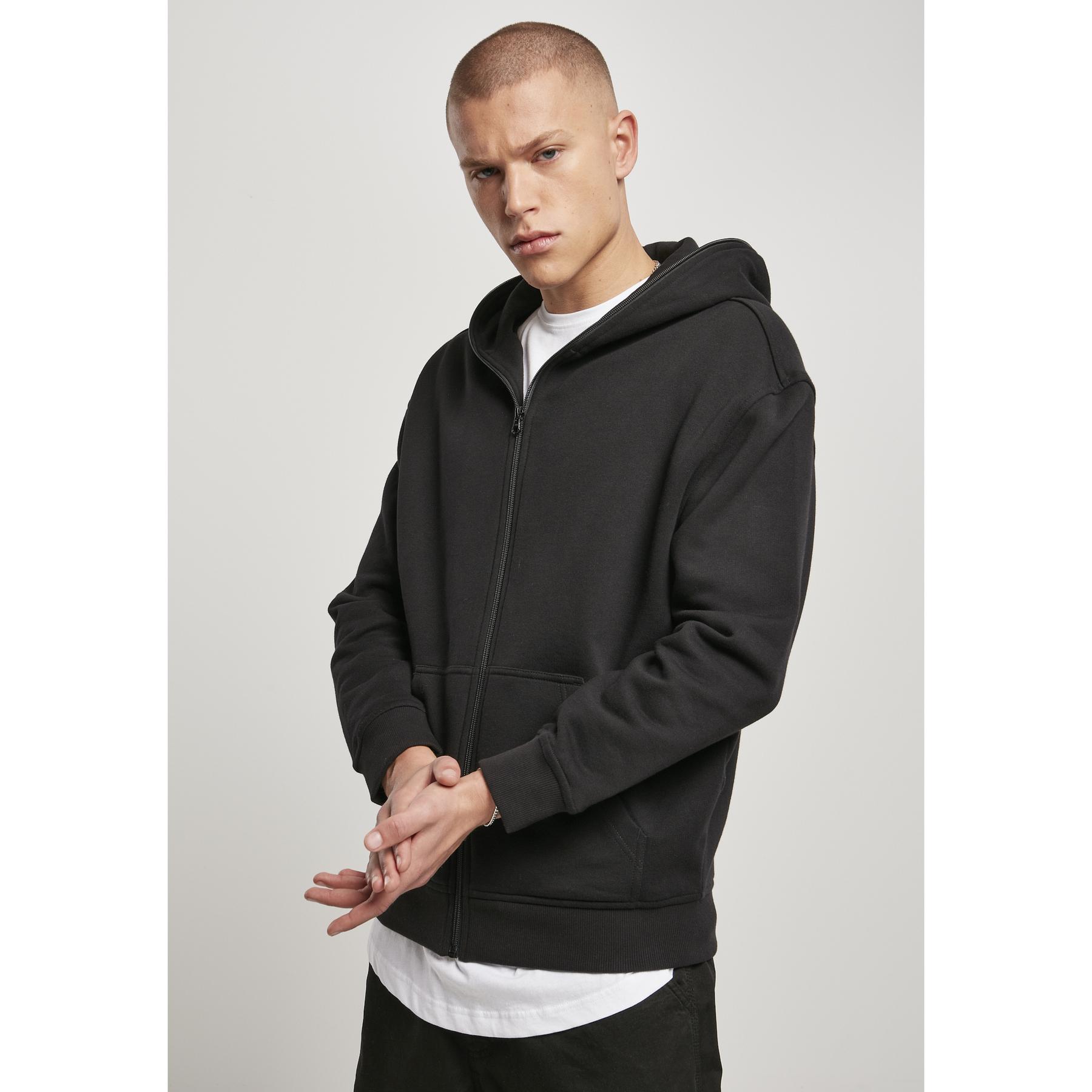 4053838880647 - Organic Full Zip Hoodie Kapuzenjacke schwarz in L
