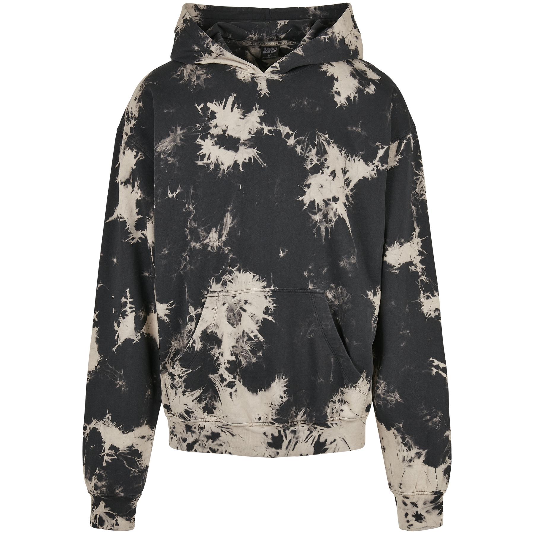 4053838877333 - Bleached Hoody Kapuzenpullover schwarz