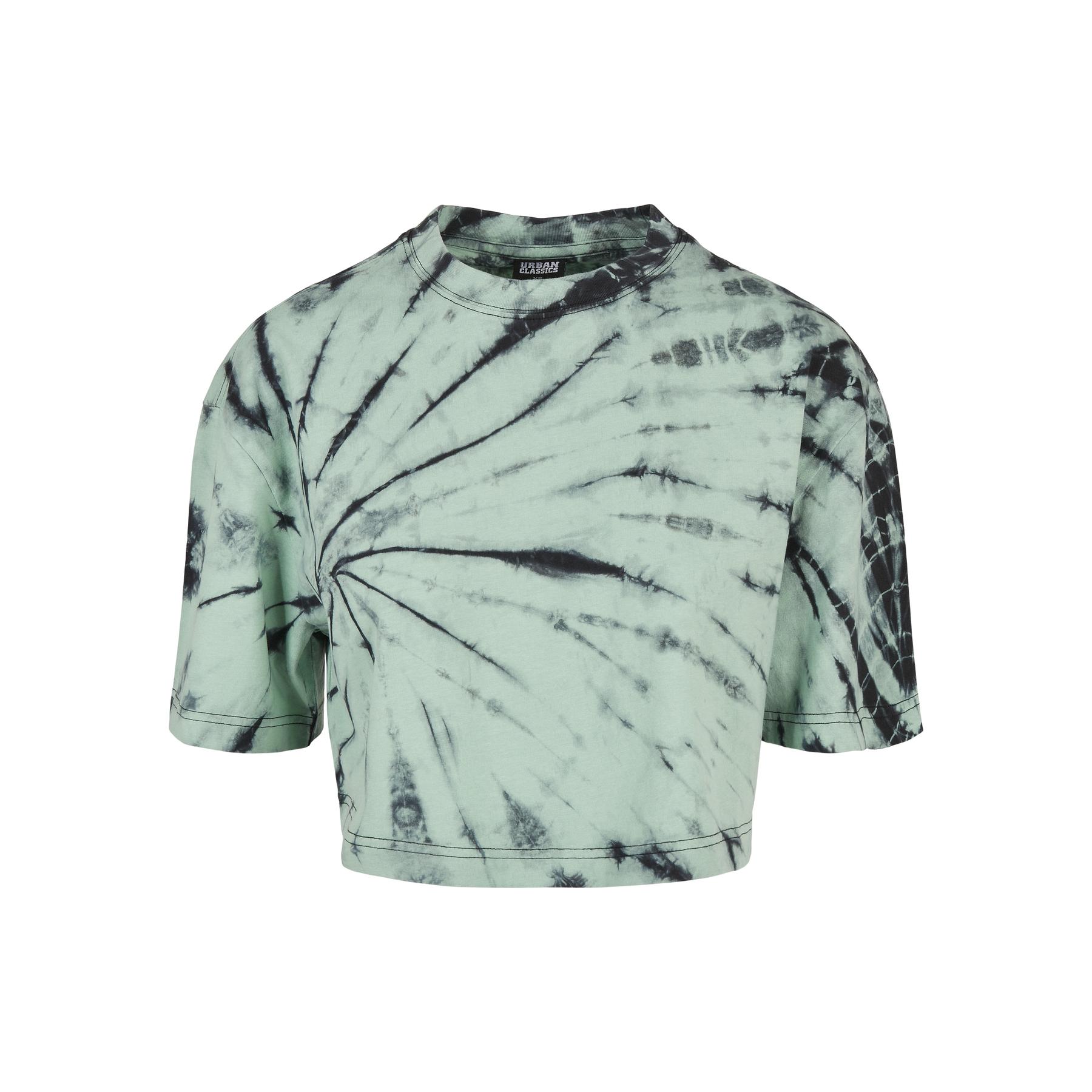 4065812004086 - Damen-T-Shirt oversized cropped tie dye (GT)