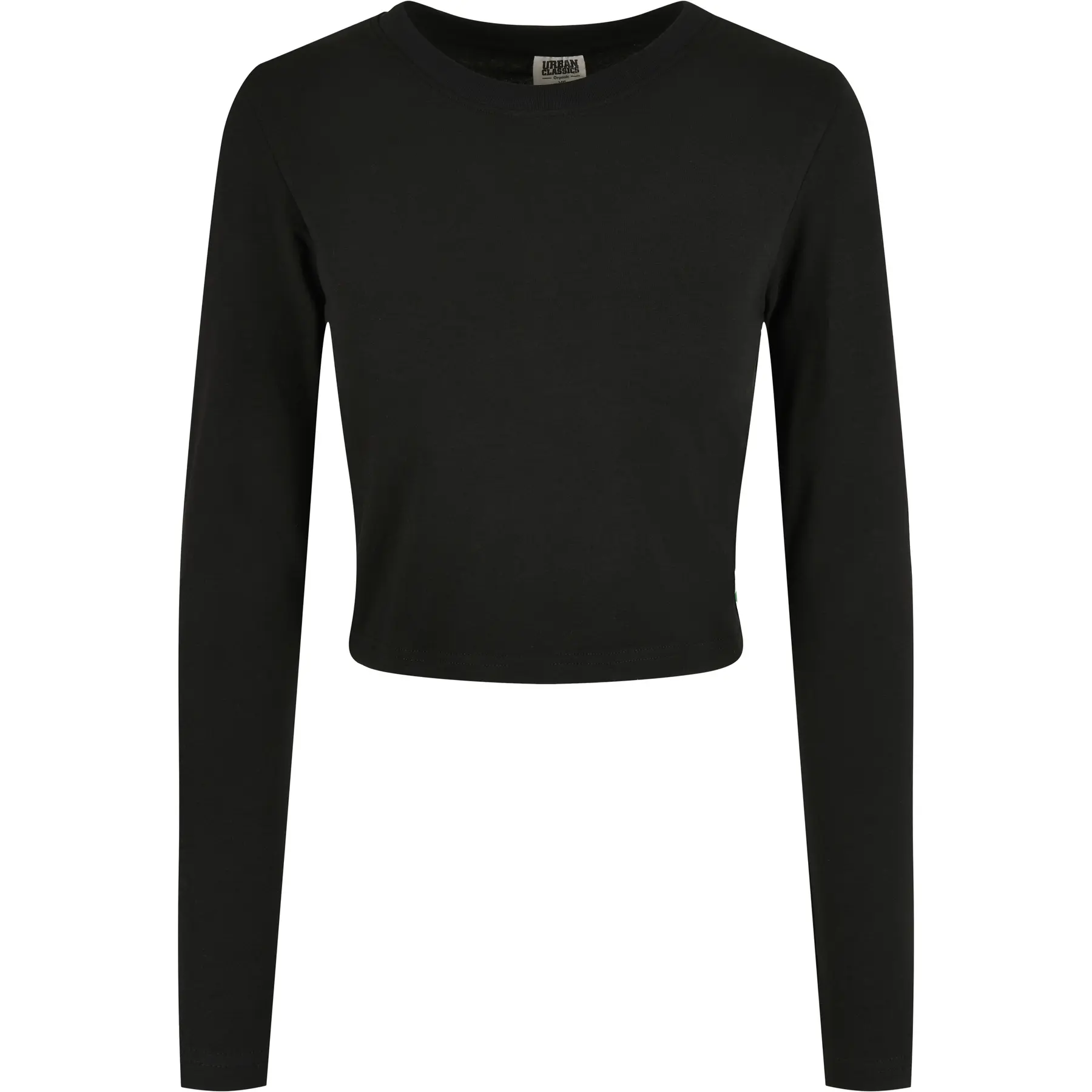 4065812005489 - Ladies Organic Cropped Longsleeve Langarmshirt schwarz in S 4065812005489 - Ladies Organic Cropped Longsleeve Langarmshirt schwarz in S