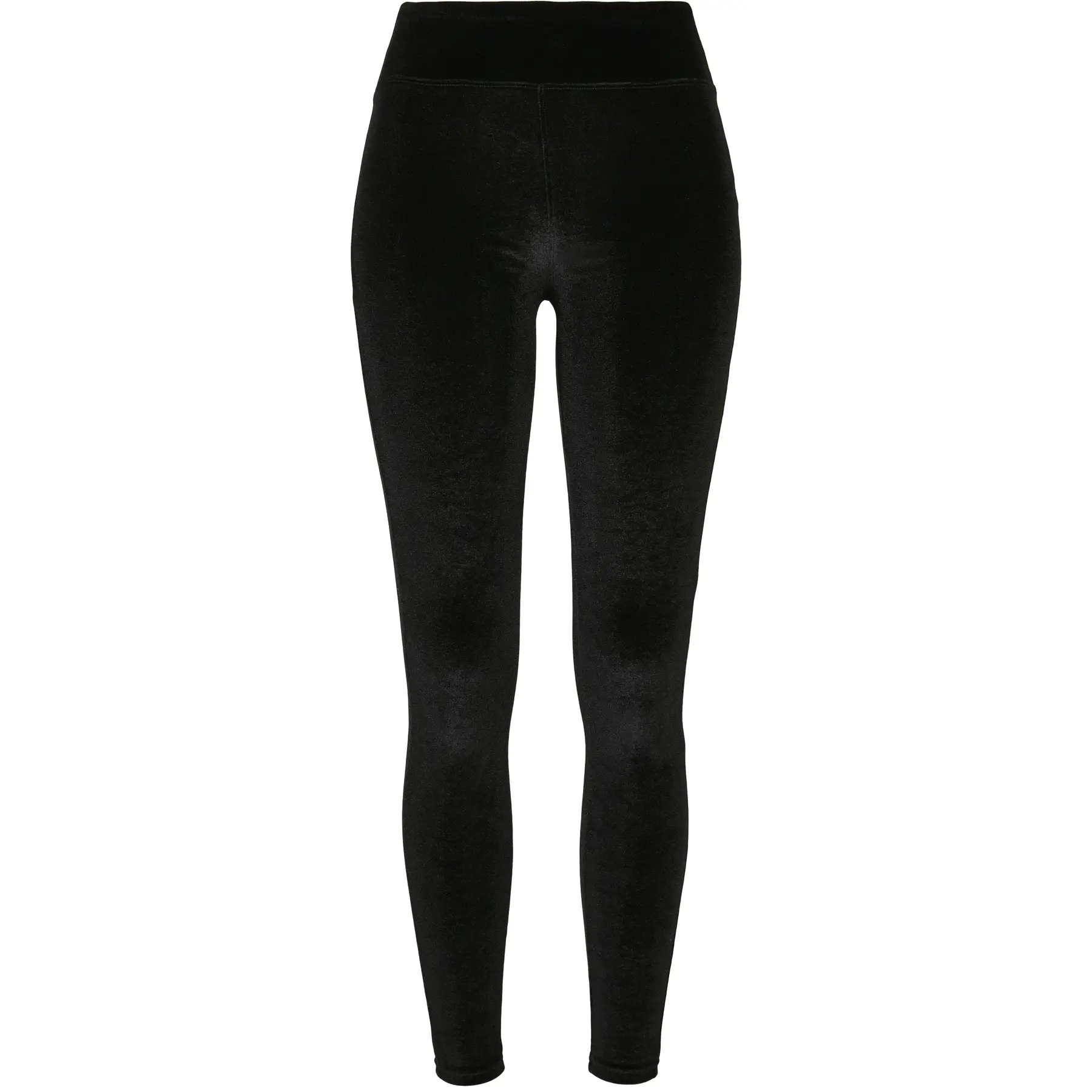 4065812008503 - Ladies High Waist Velvet Leggings Leggings schwarz in 3XL