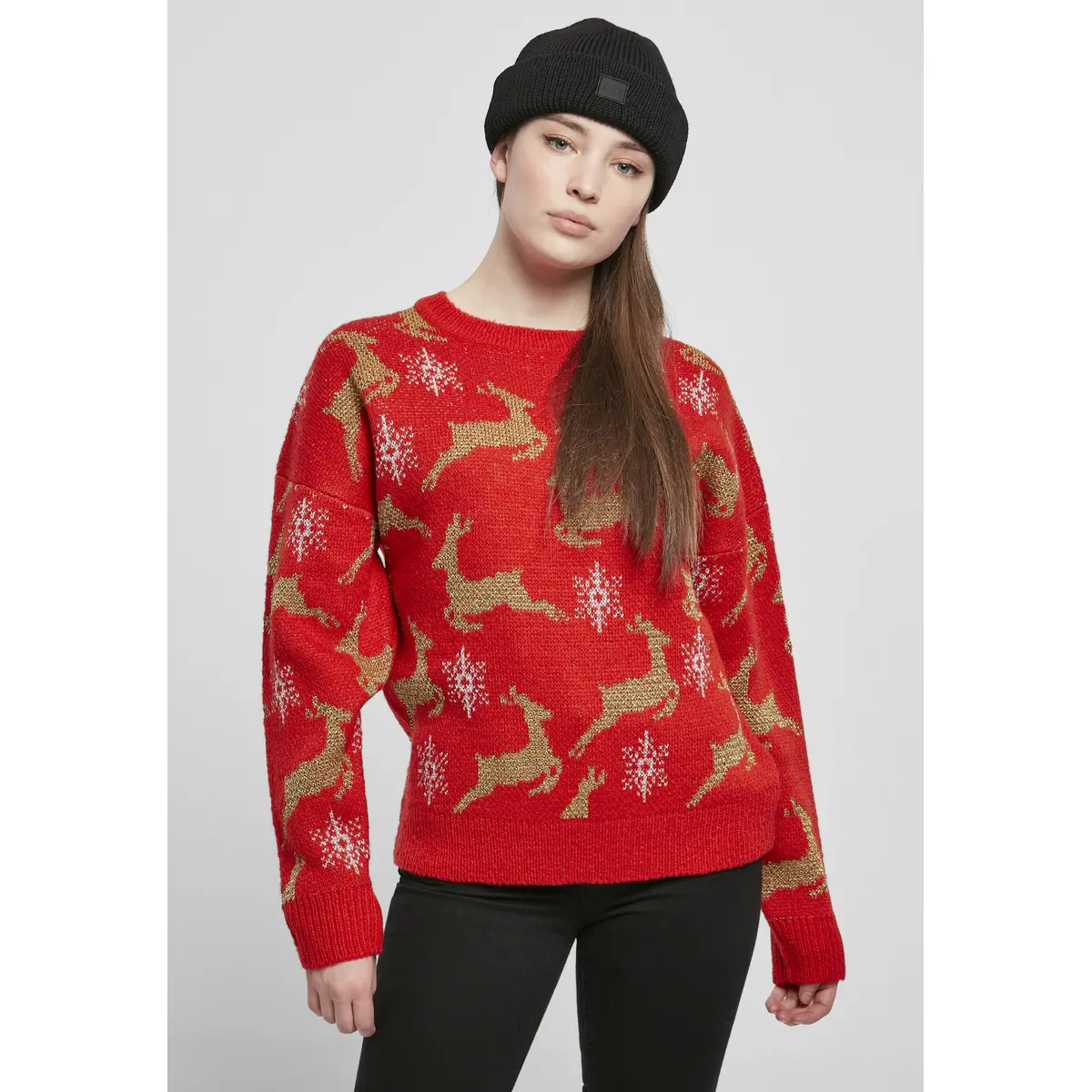 4065812011077 - Damen-Sweatshirt oversized christmaser