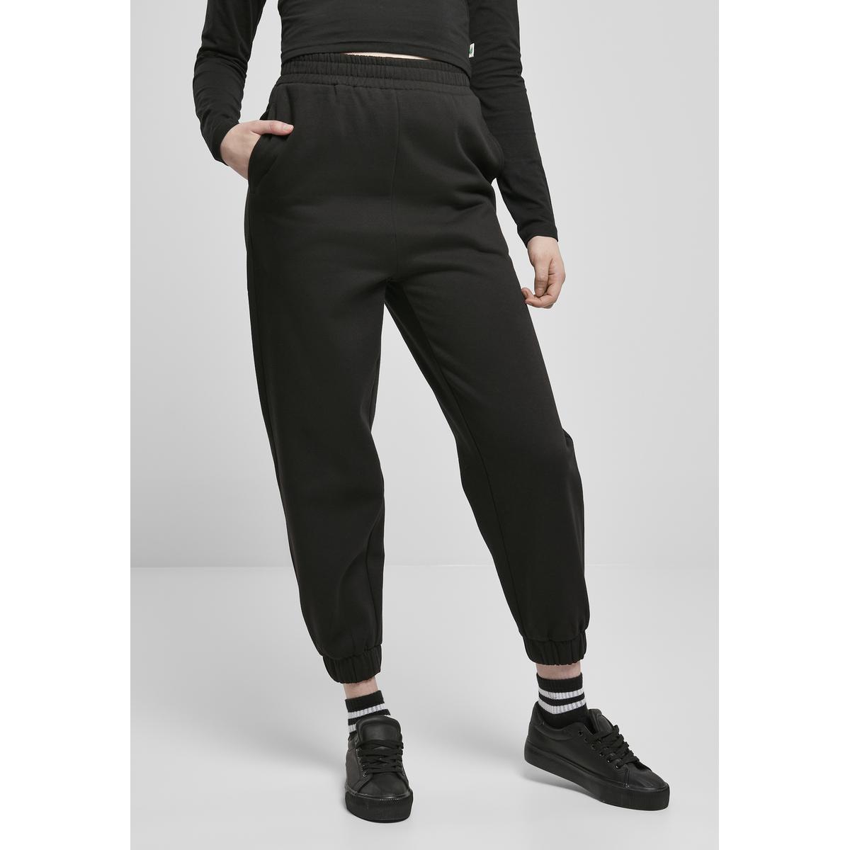 4065812013521 - Ladies Organic High Waist Ballon Sweat Pants Trainingshose schwarz in XL