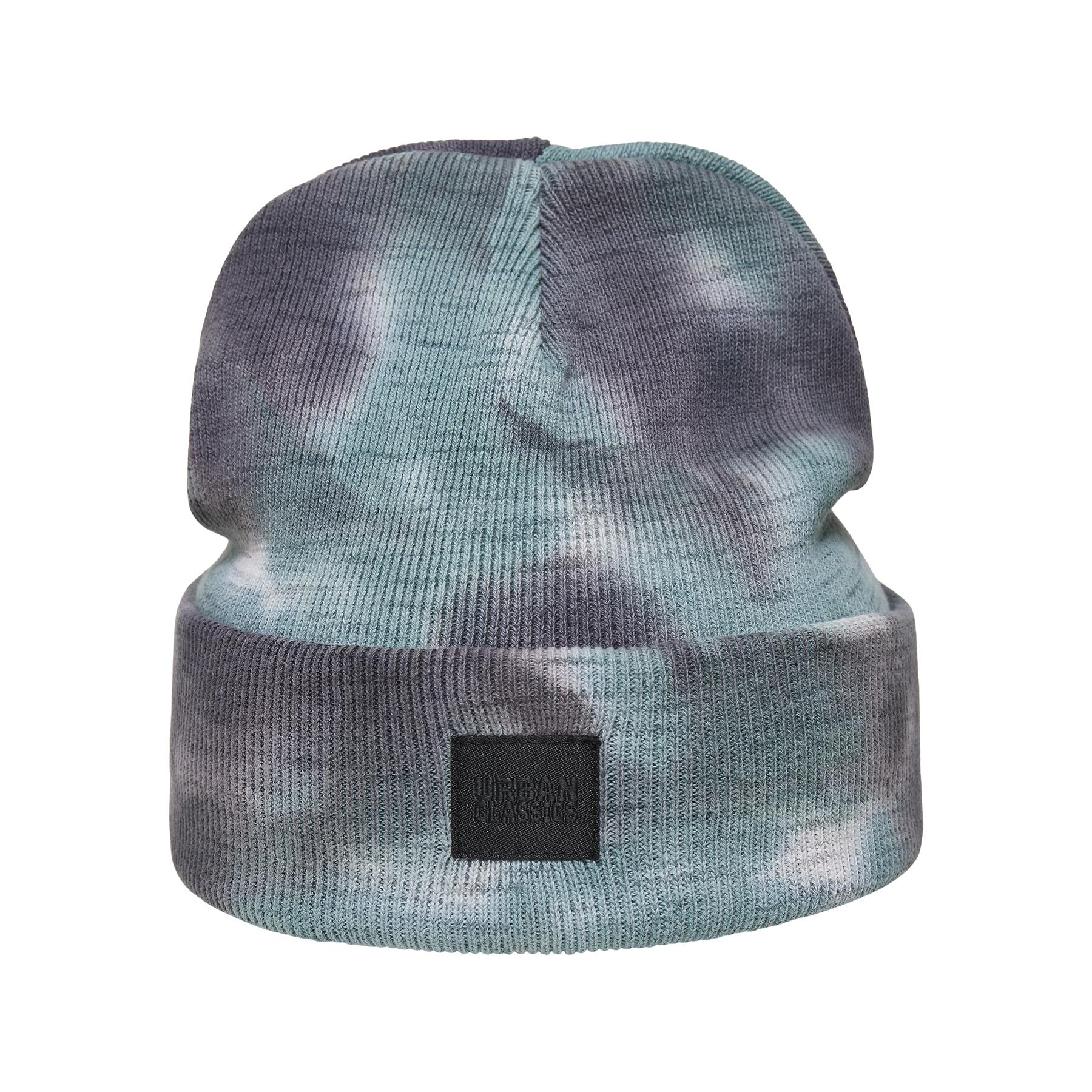 4065812028600 - Tie Dye Beanie Mütze schwarz grün