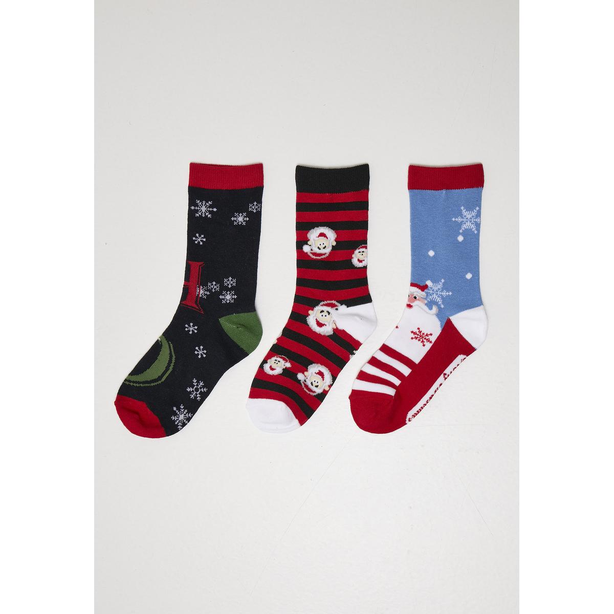 4065812030146 - Santa Ho Christmas Socks 3-Pack Socken multicolor in EU 35-38