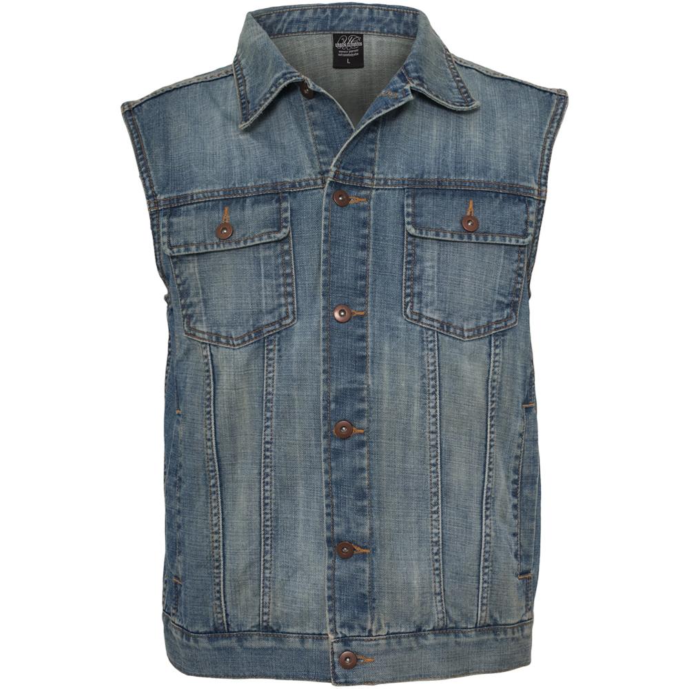 4053838417249 - Denim Vest Weste hellblau in 5XL