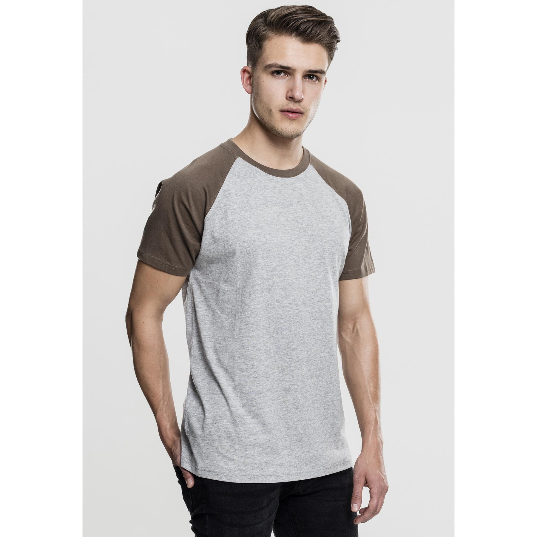 4053838309513 - T-Shirt Herren REGLAN CONTRAST TEE TB639 Weiß Camouflage Wht Darkcamo