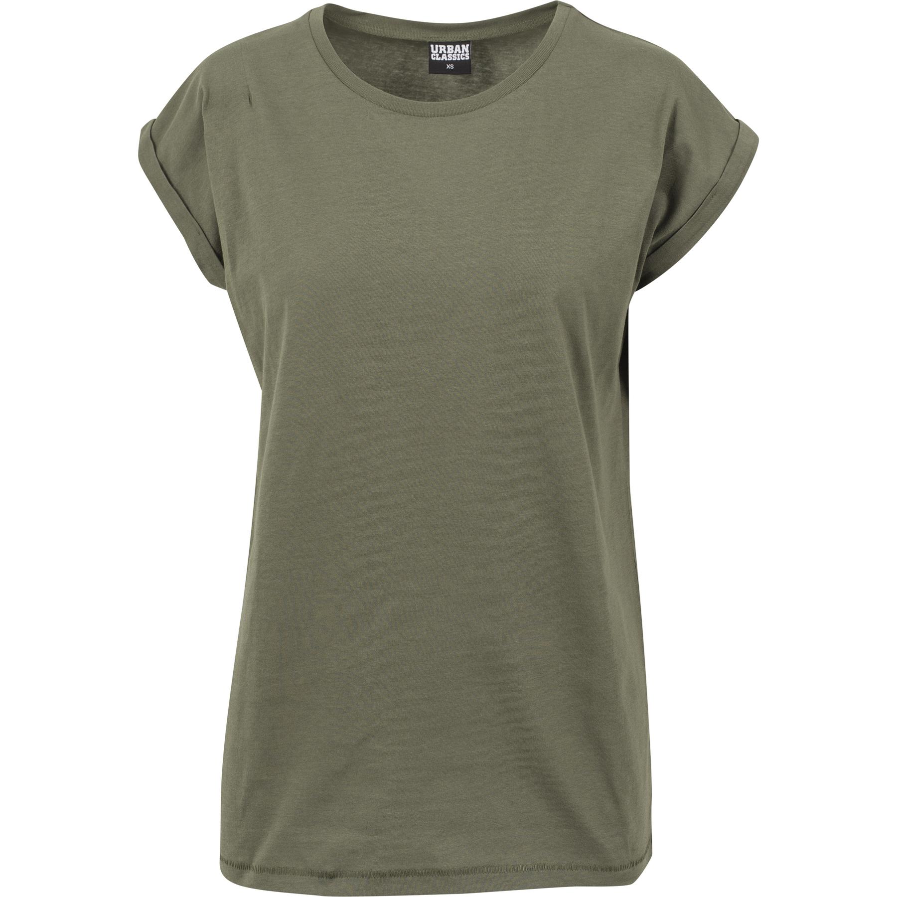 4053838160558 - Ladies Extended Shoulder Tee T-Shirt oliv in M