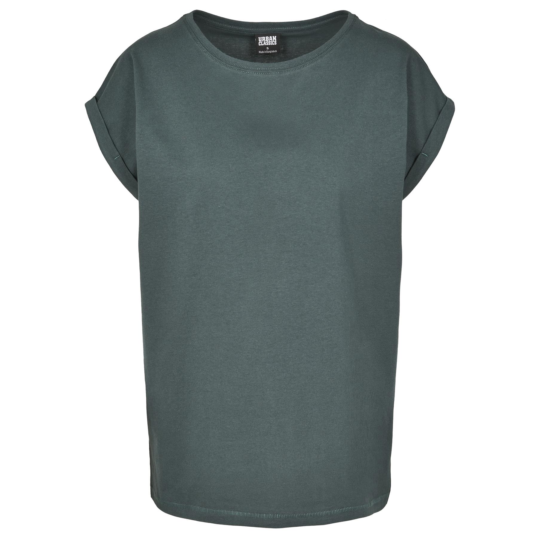 4053838460726 - T-Shirt LADIES EXTENDED SHOULDER TEE TB771 Dunkelgrün Bottlegreen