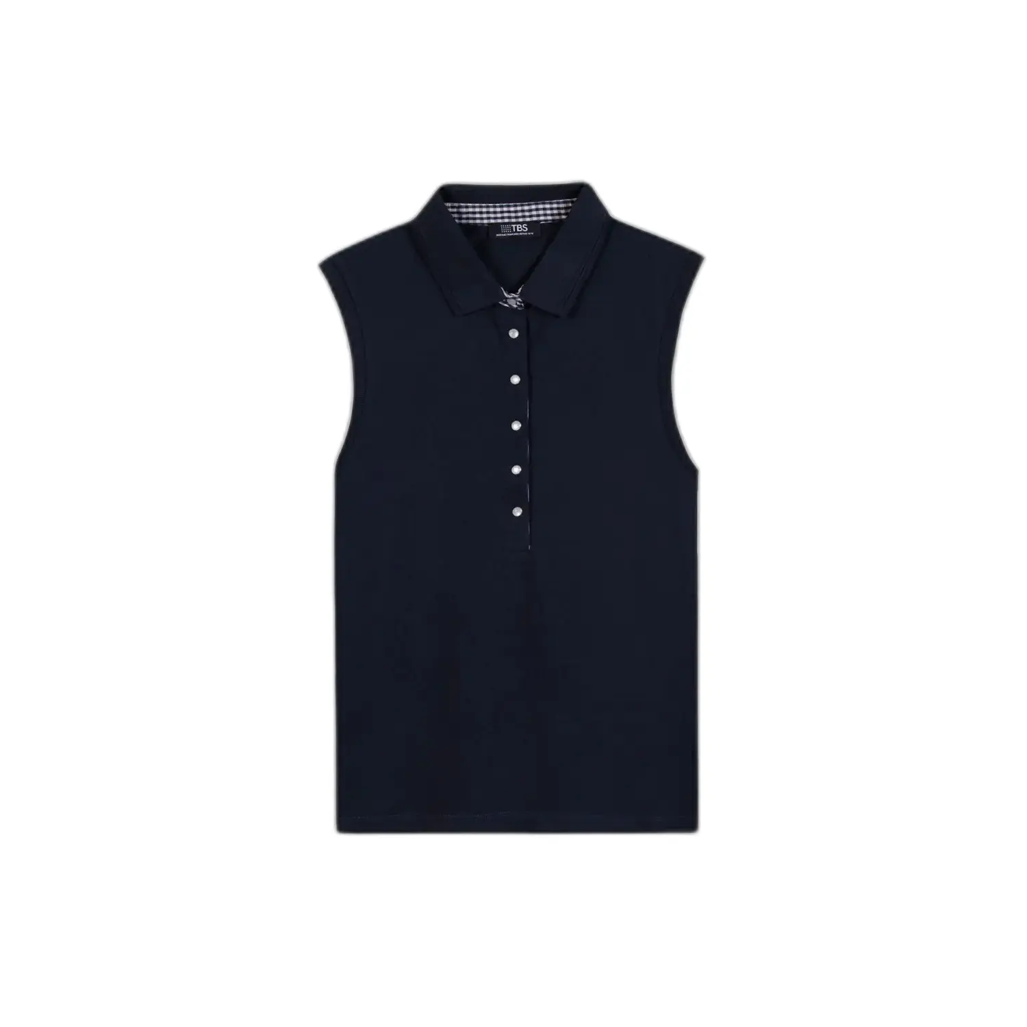Woman's sleeveless polo shirt TBS Lizzi