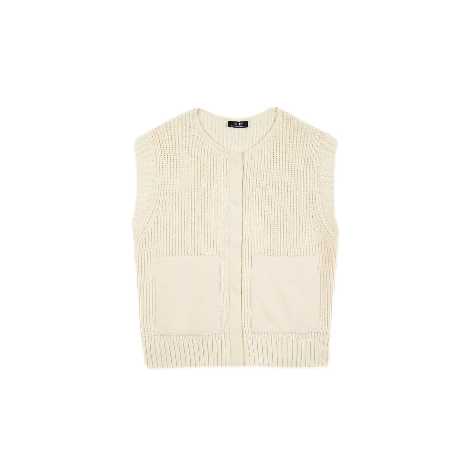 Sleeveless women's cardigan TBS Suzie