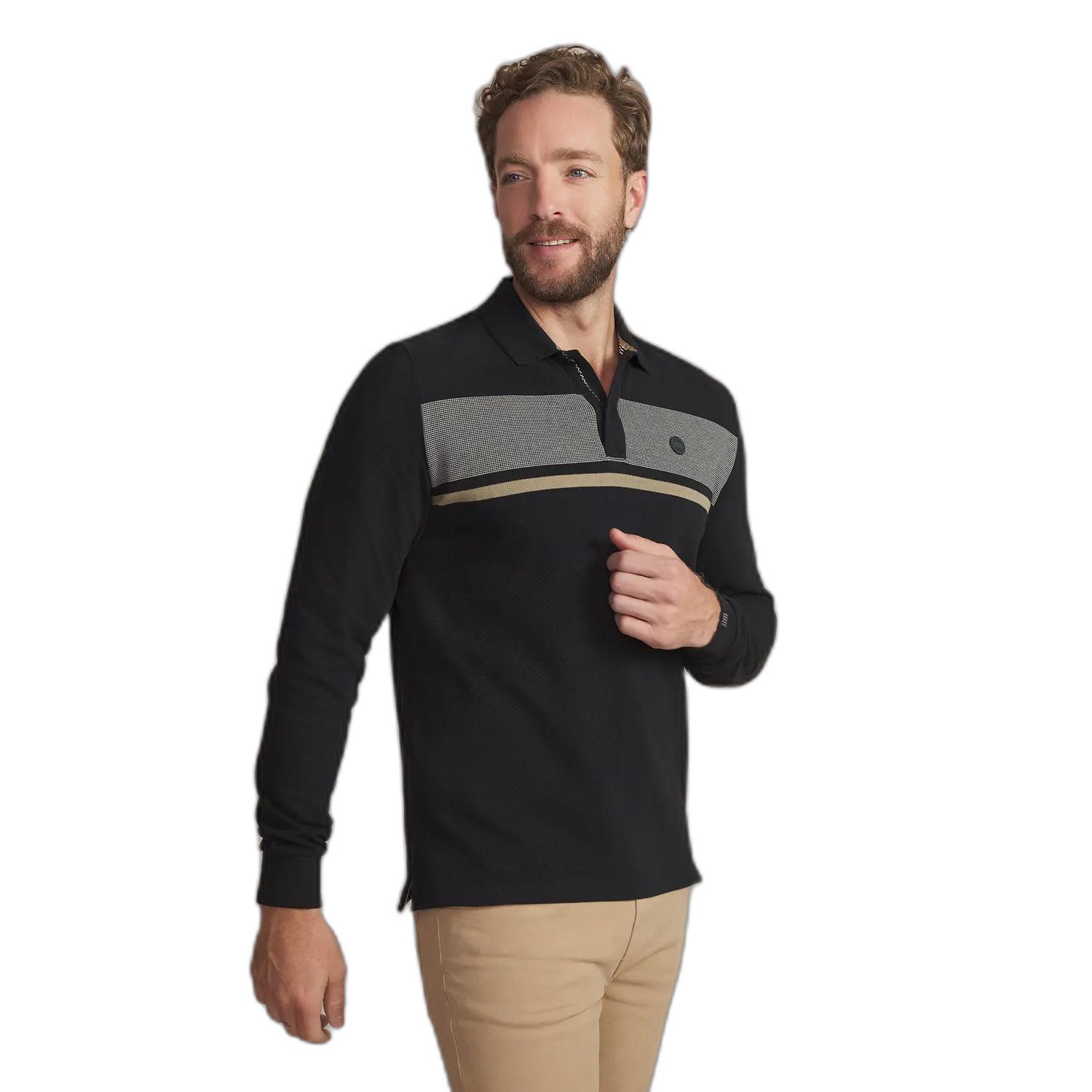 3666484360404 - Langarm-Polo Kabyepol