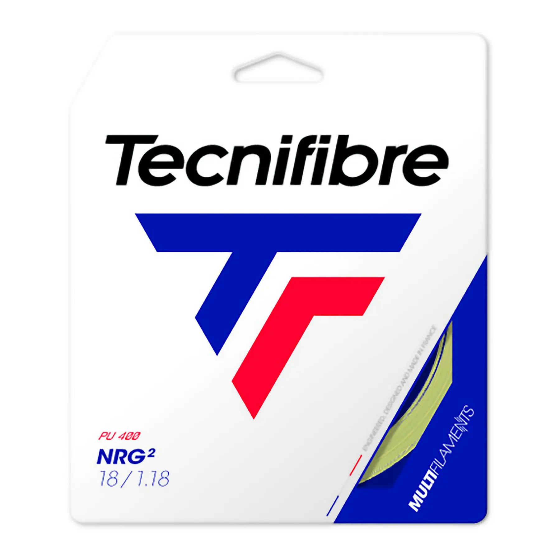 Tennissaiten Tecnifibre NRG²(PU) 12 m