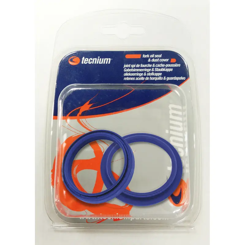 Motorcycle Fork Seals Dust Cover Tecnium Label Showa