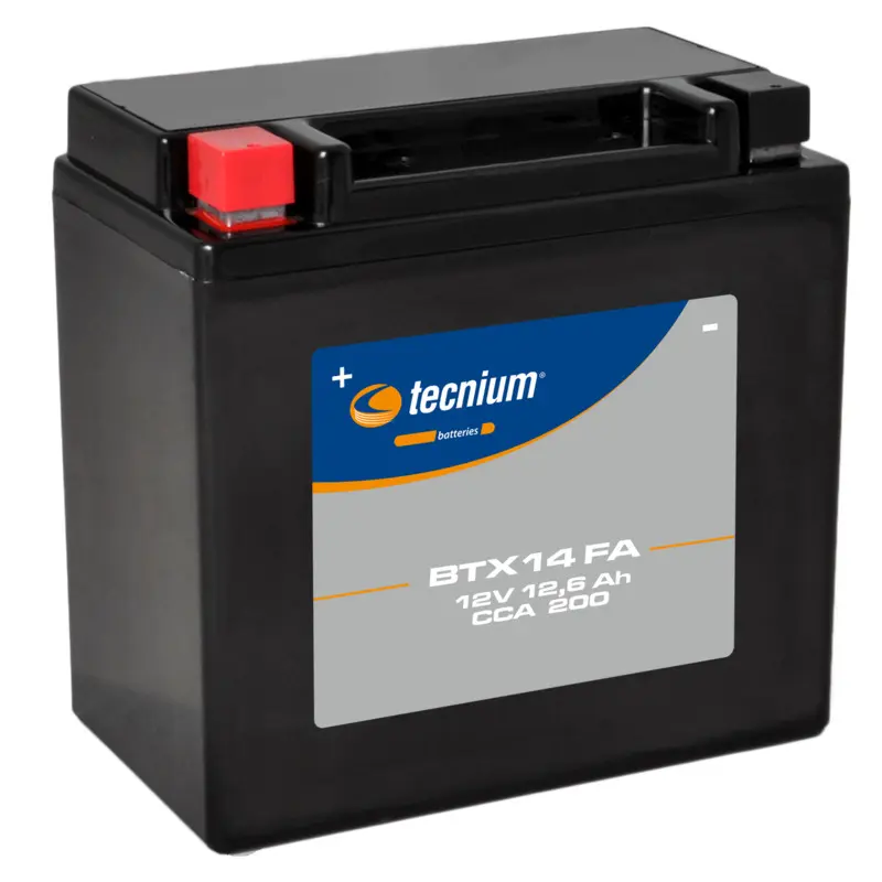 Motorradbatterie Tecnium BTX14