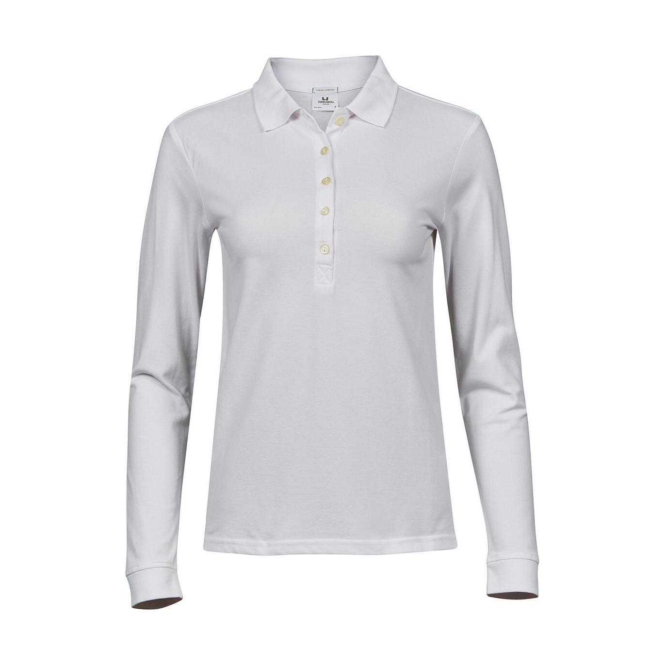 5712540007818 - Polo-Shirt langarm Damen Luxury Stretch