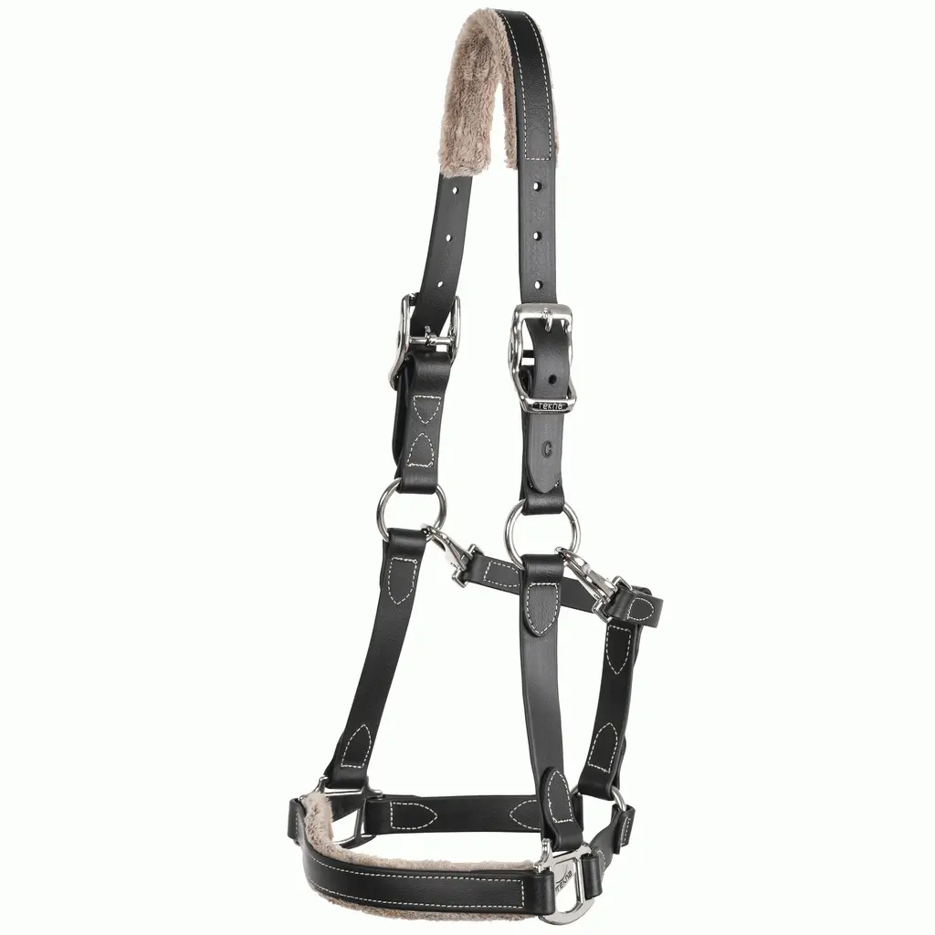 Comparer les prix de Muserolle cheval fourrure Tekna Halter