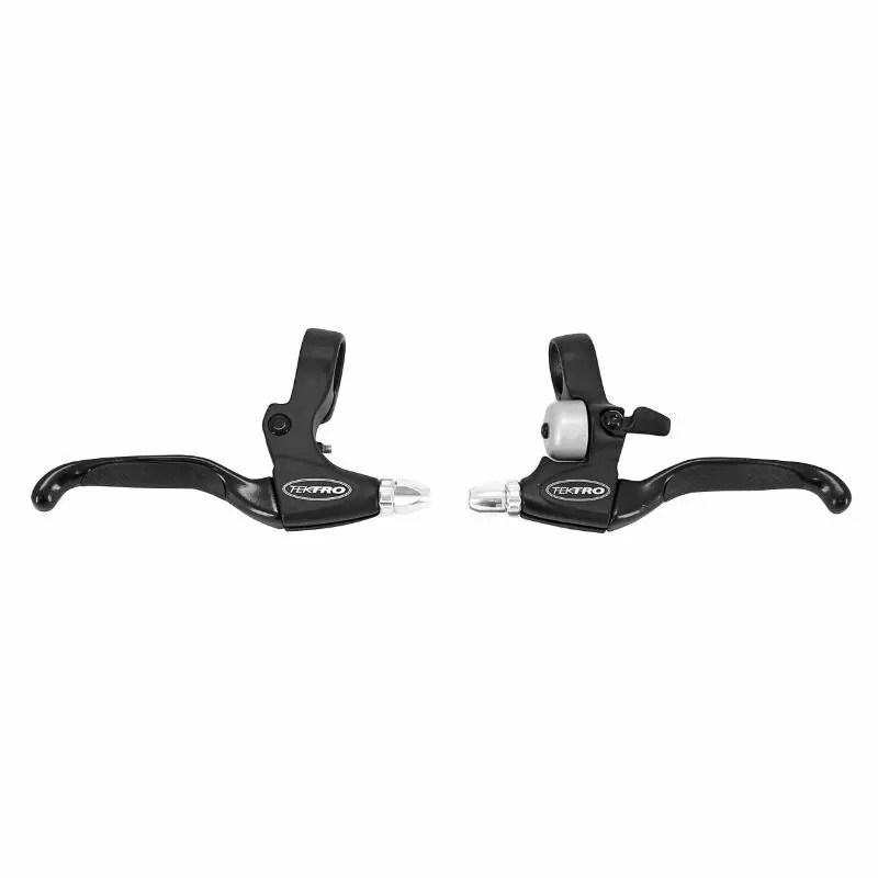 Velo Store - UK Pair of brake lever vtt-vtc 4 doights with integrated bell compatible twist grip Tektro V-Brake Tektro | Extra 10% off with Subscription, Postage £16.79 to UK Fedex.