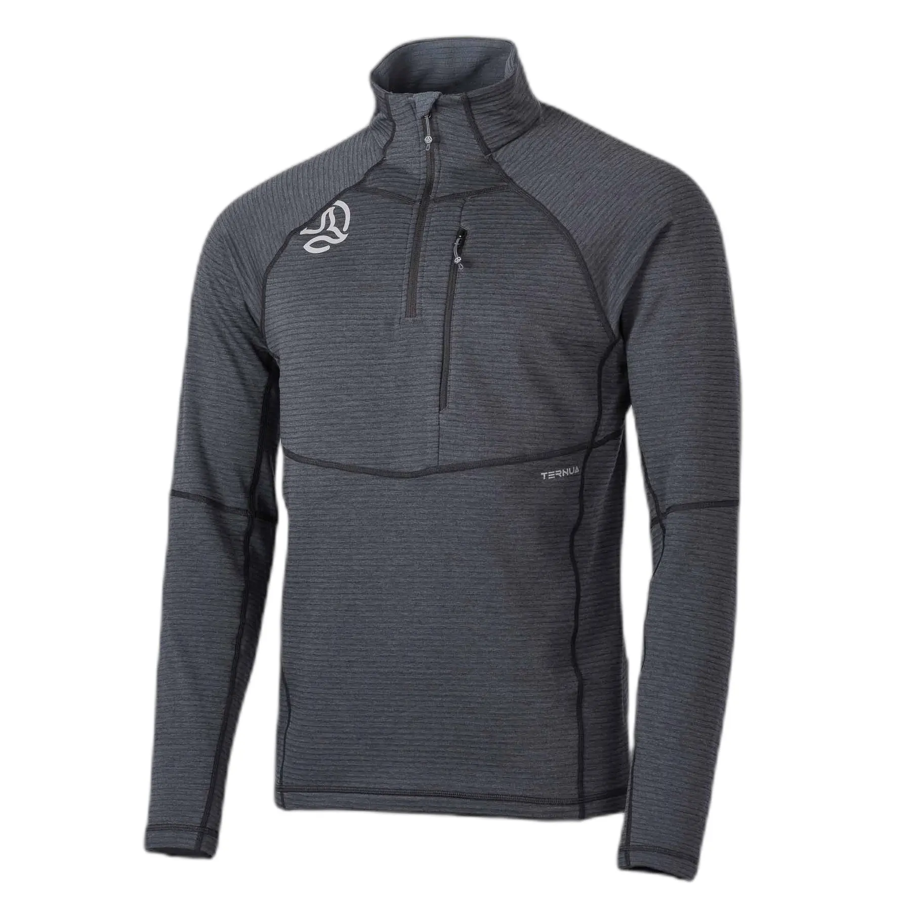 8445042344125 - Pullover mit Rundhalsausschnitt und 1 2 Reißverschluss Momhill