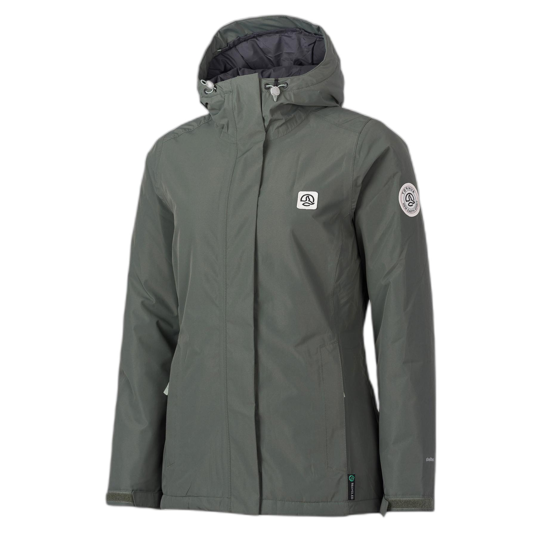 Veste+impermeable+à+capuche+femme+Ternua+Torngat