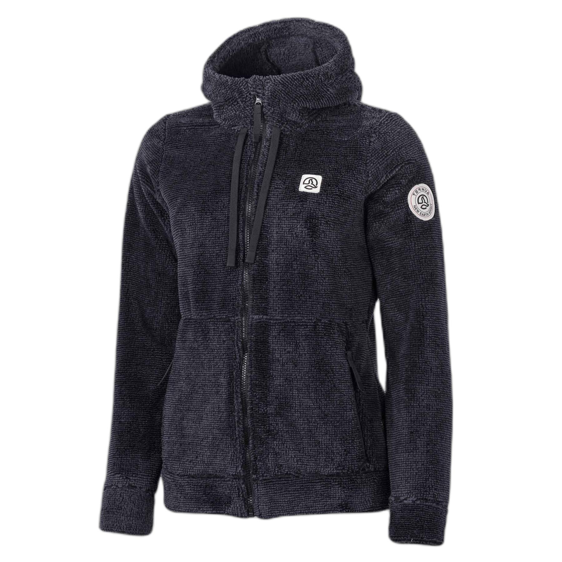Polaire+à+capuche+à+poils+longs+femme+Ternua+Red+Cove