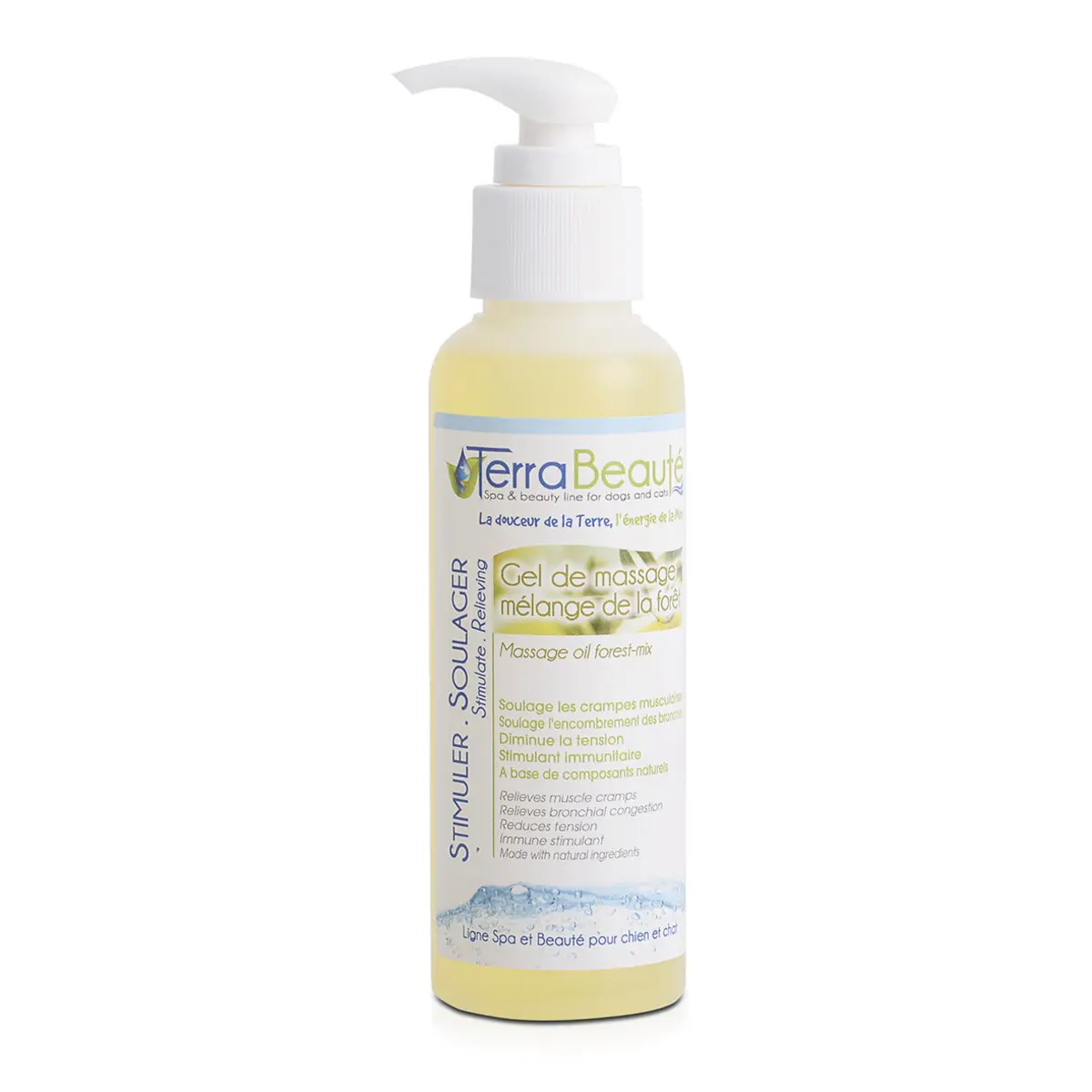 Gel de massage melange de la foret Terra Beauté