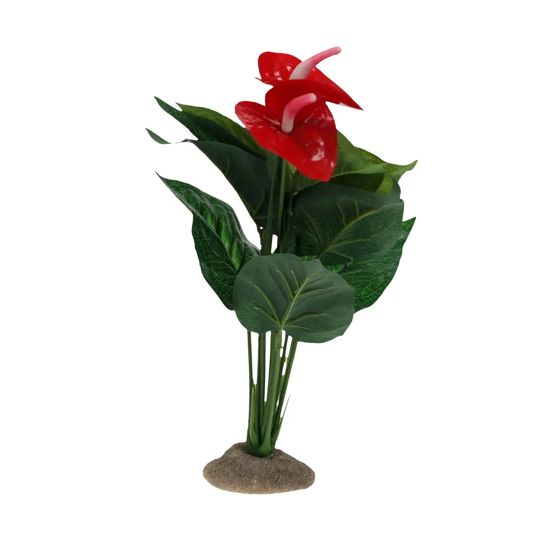 Comparer les prix de Décoration d’aquarium anthurium Terra Della