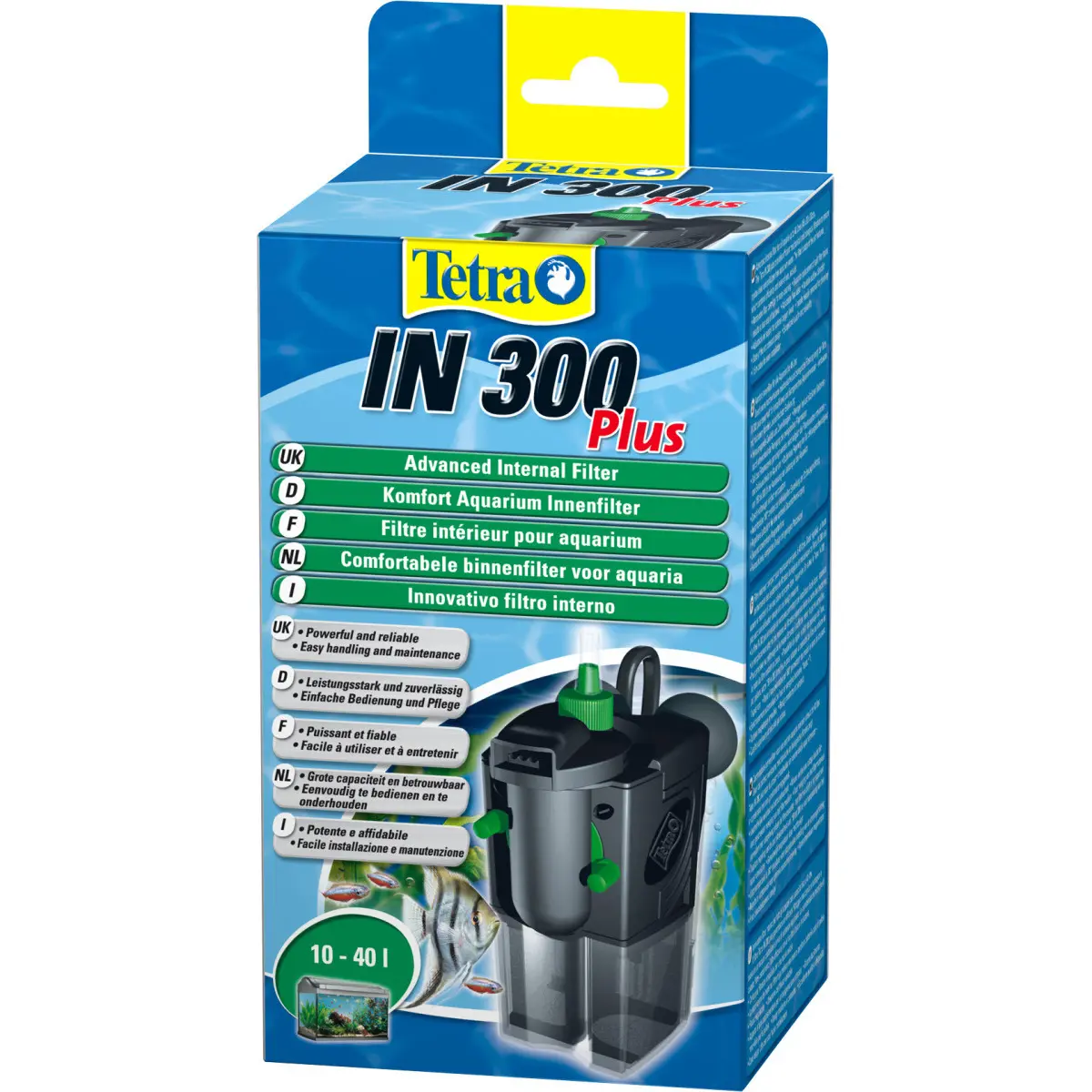 Tetra Noir Aquarium Internal Filter In 300 Plus