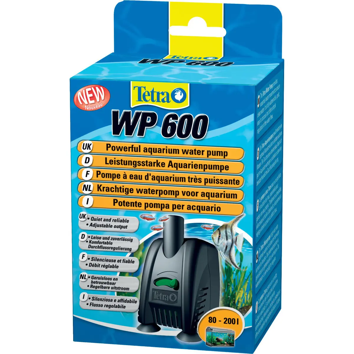 Tetra Noir Aquarium Water Pump Wp 600