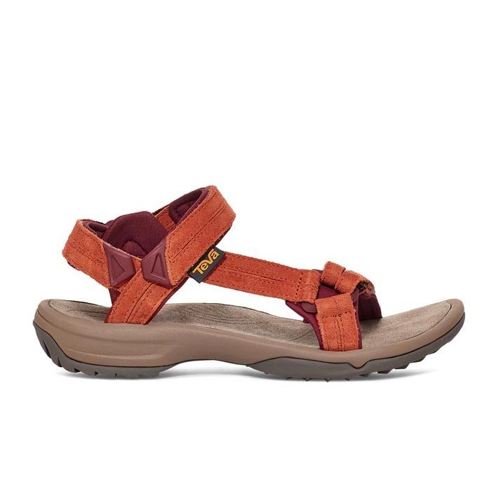 0195719350840 - Terra Fi Lite Suede Sandal w Damen (Hellrot 7 US) Amphibienschuhe