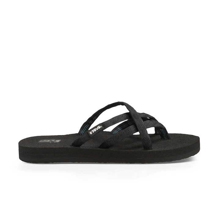 0737045703107 - Teva Zehentrenner Sandale Olowahu in schwarz Sandalen für Damen 0737045703107 - Teva Zehentrenner Sandale Olowahu in schwarz Sandalen für Damen
