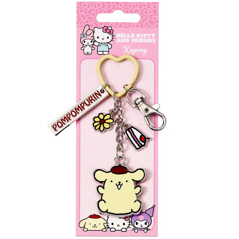 Keychain The Carat Shop Hello Kitty Pompompurin