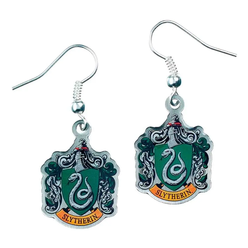 Silberbeschichtete Ohrringe The Carat Shop The Harry Potter Serpentard Crest