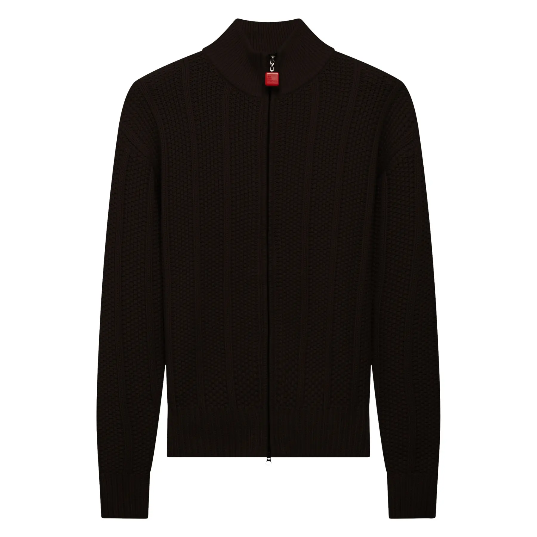 Grote gebreide rits hoodie The New Originals