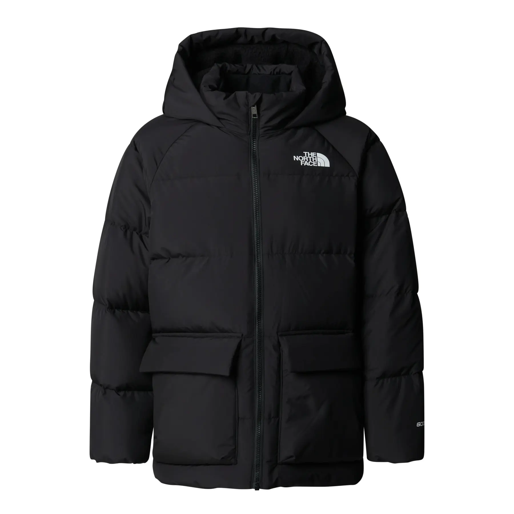 Kinder Steppjacke mit Kapuze und Reißverschluss The North Face