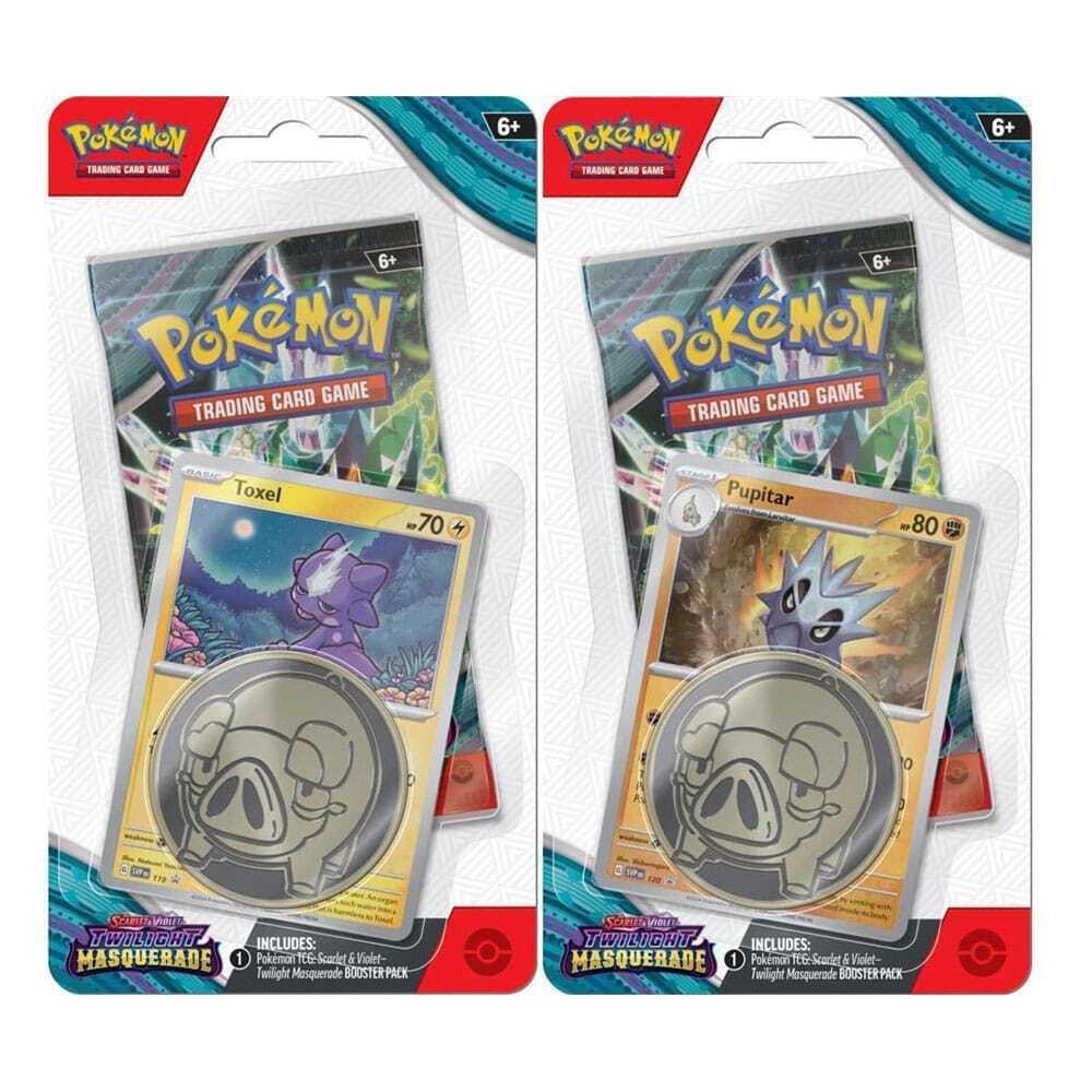 0820650853319 - TCG Checklane Booster with Coin and Promo Card (1 pack) - assorted - Scarlet & Violet Destined Rivals