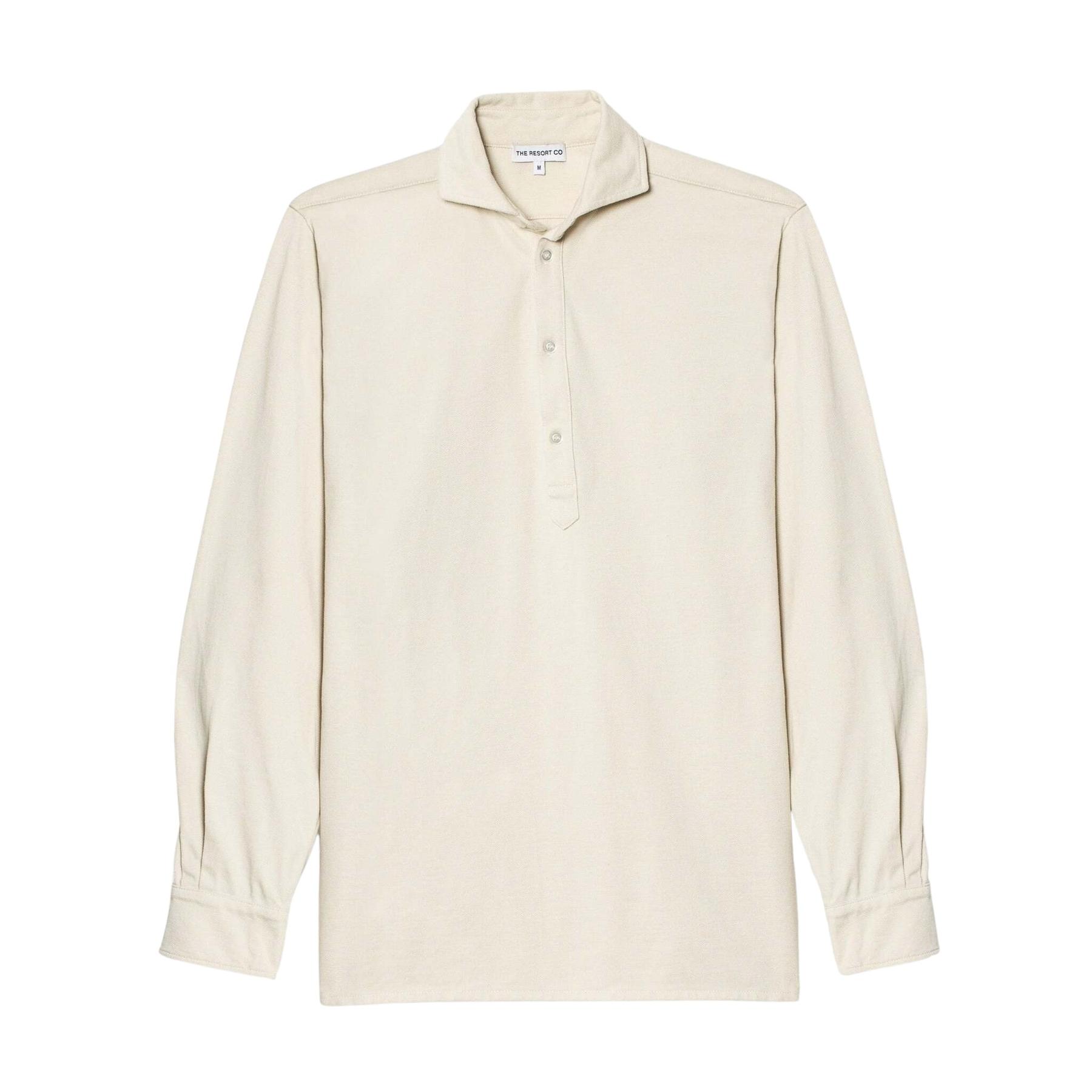 7350110055678 - Langärmeliges Poloshirt aus Piqué The Resort Co