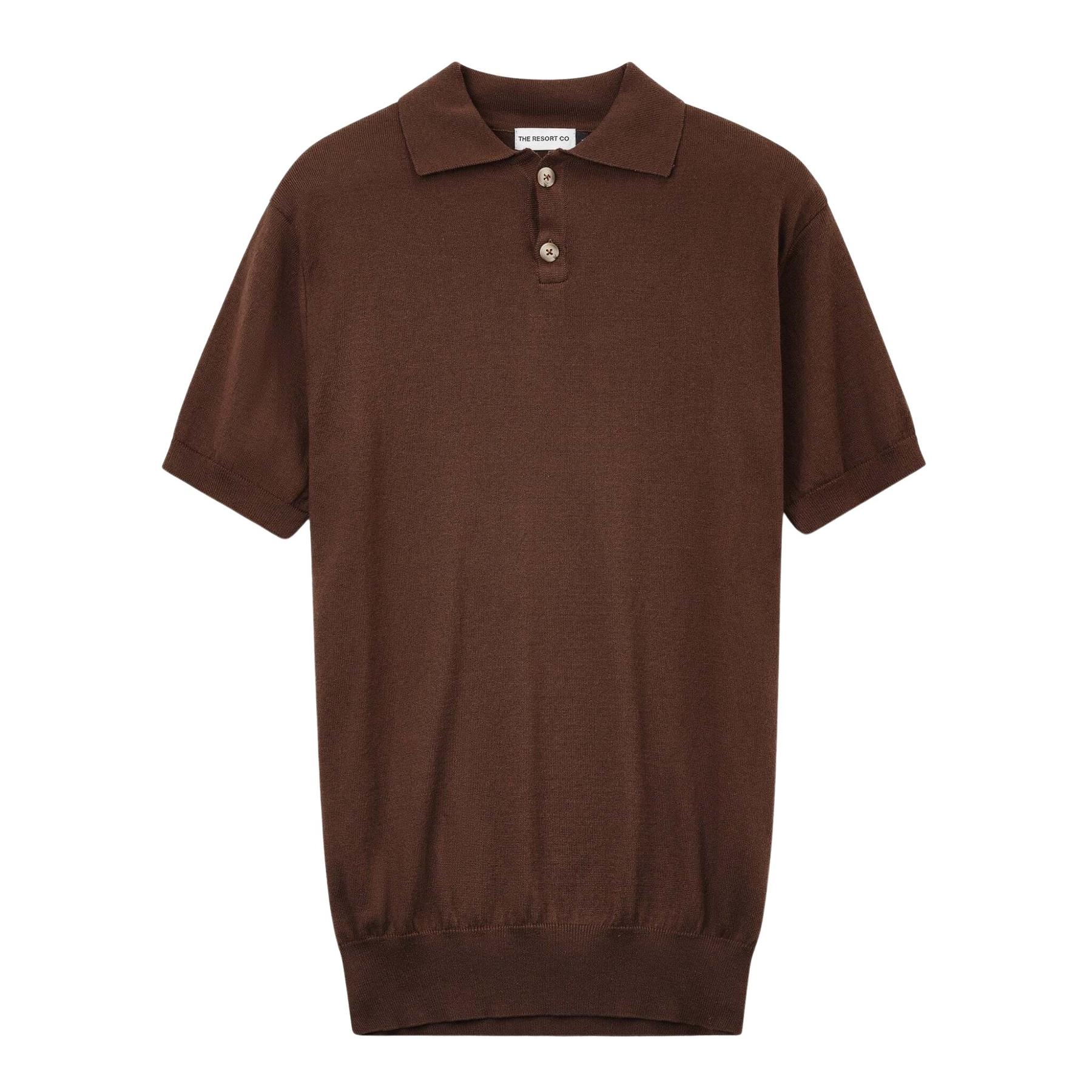 7350110058846 - Gestricktes Poloshirt The Resort Co