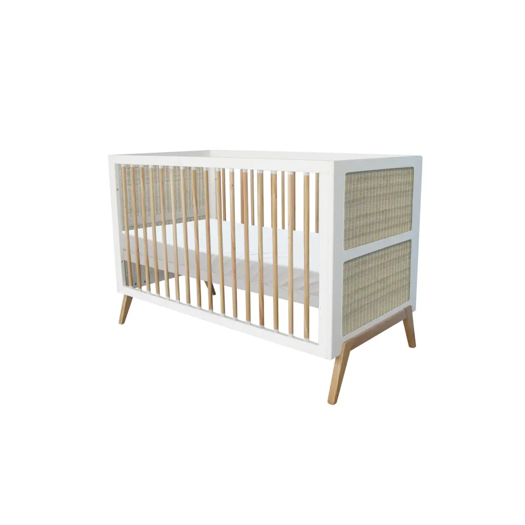 Multifunktionales Rattanjugendbett Théo Bébé Marelia