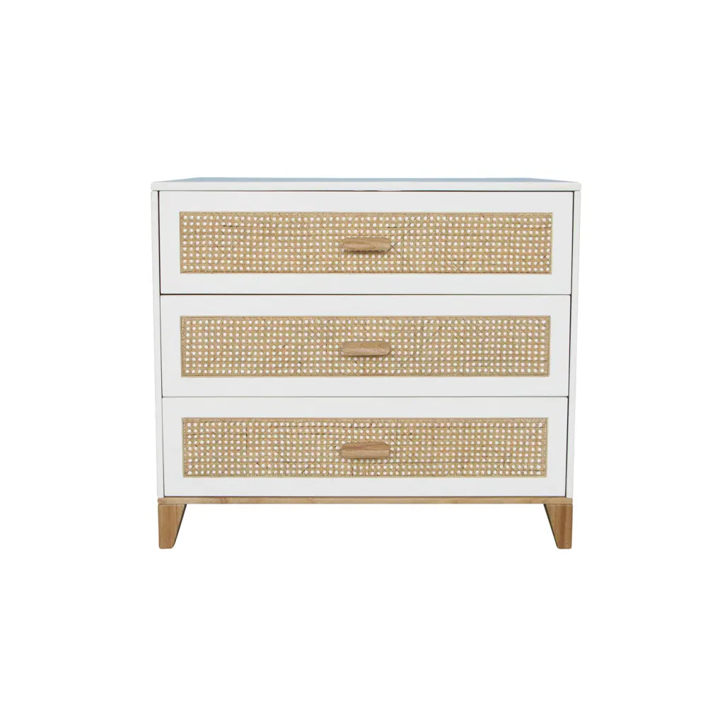 Rattan-Kommode Théo Bébé Nami