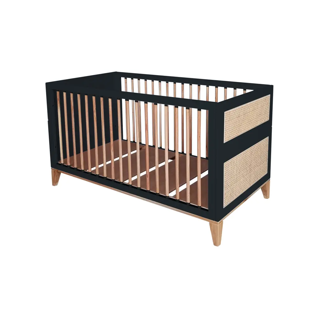 Rattan-Kinderbett Théo Bébé Nami 70x140