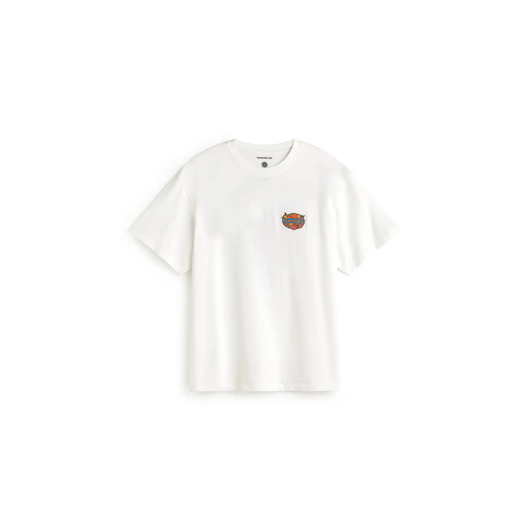 Thinking Mu Blanc T-Shirt Femme Aaron