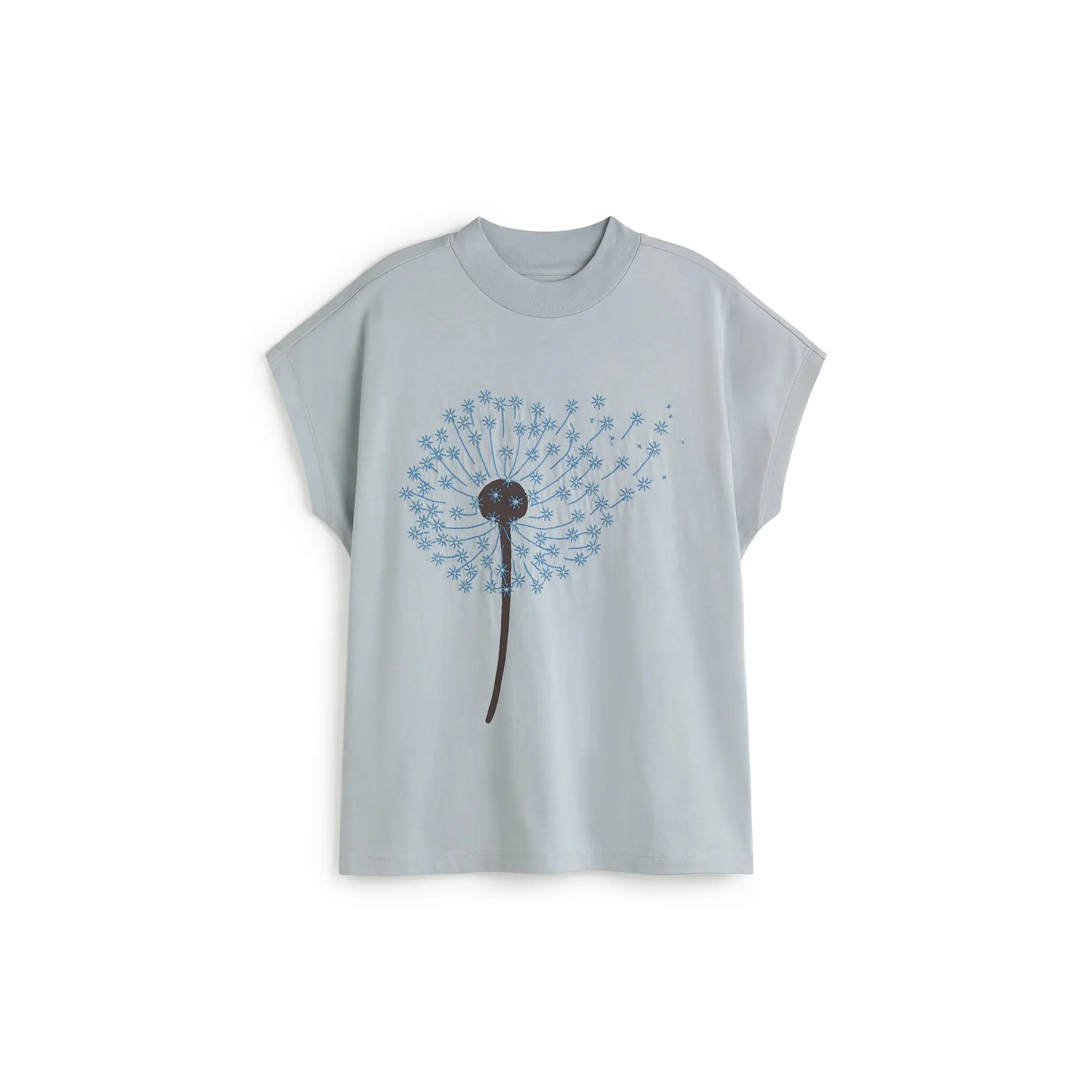 Thinking Mu Bleu T-Shirt Femme Volta