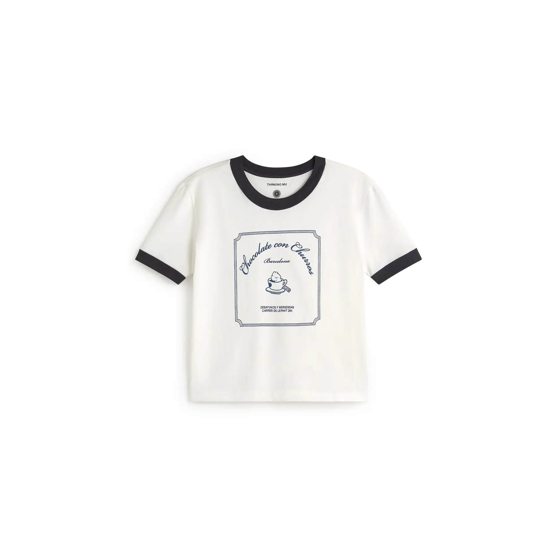 Thinking Mu Blanc T-Shirt Femme Churros Zowie R