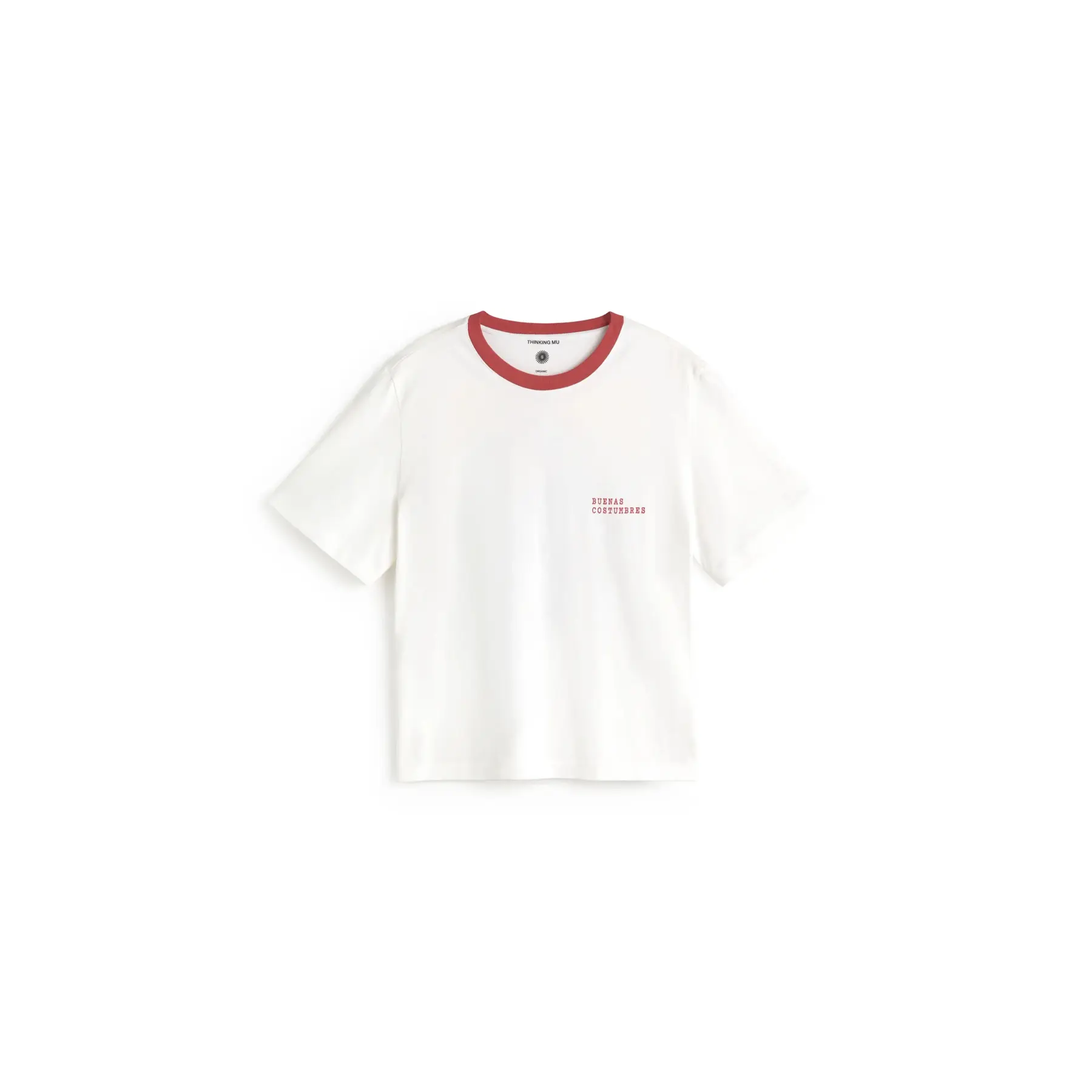 Thinking Mu Blanc T-Shirt Femme Zowie
