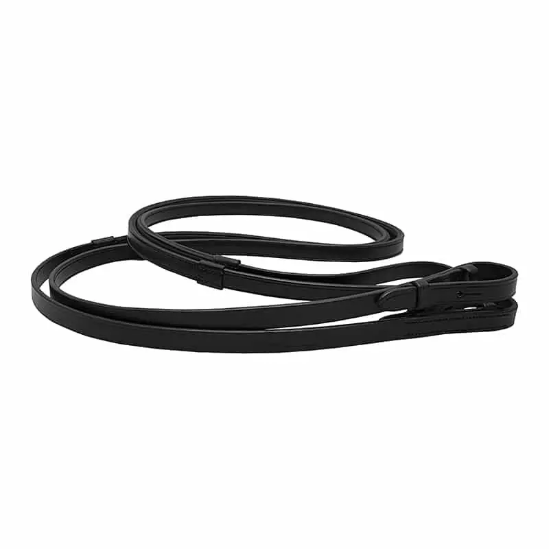 Thinline Noir Leather Horse Reins