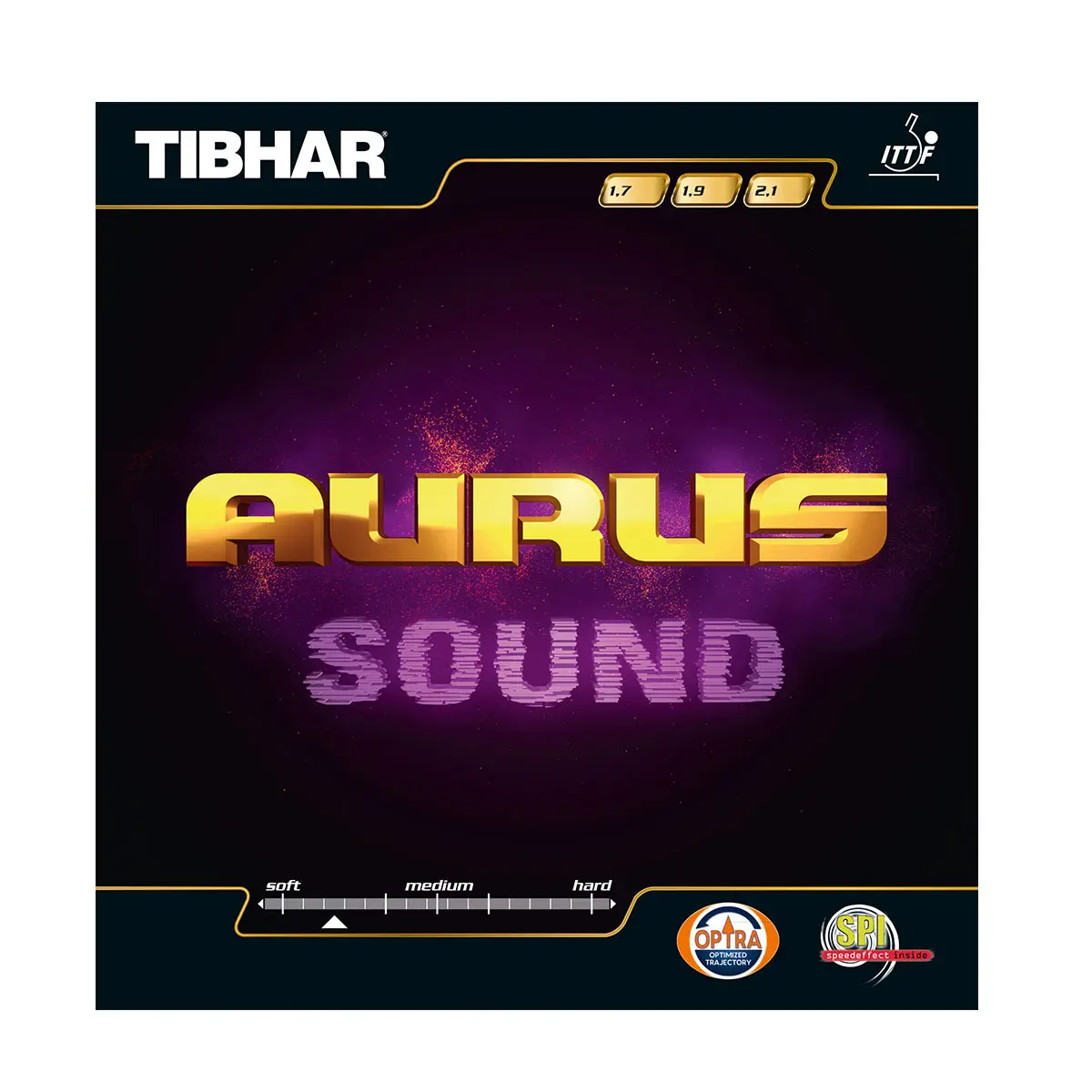 TIBHAR Rev&ecirc;tement raquette tennis de table  Aurus Sound S