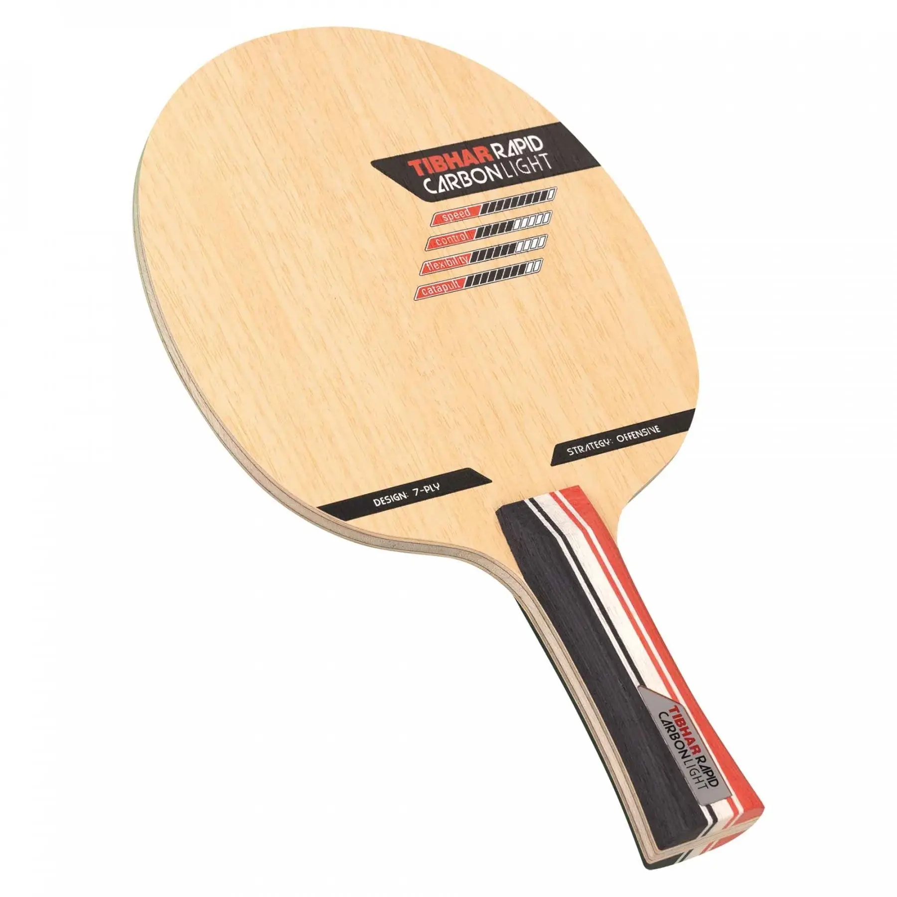 Tischtennisschläger Tibhar Rapid Carbon Light konkav