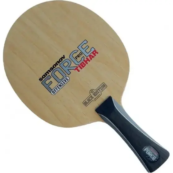 Tafeltennisracket Tibhar Force Pro Black Edition konkav